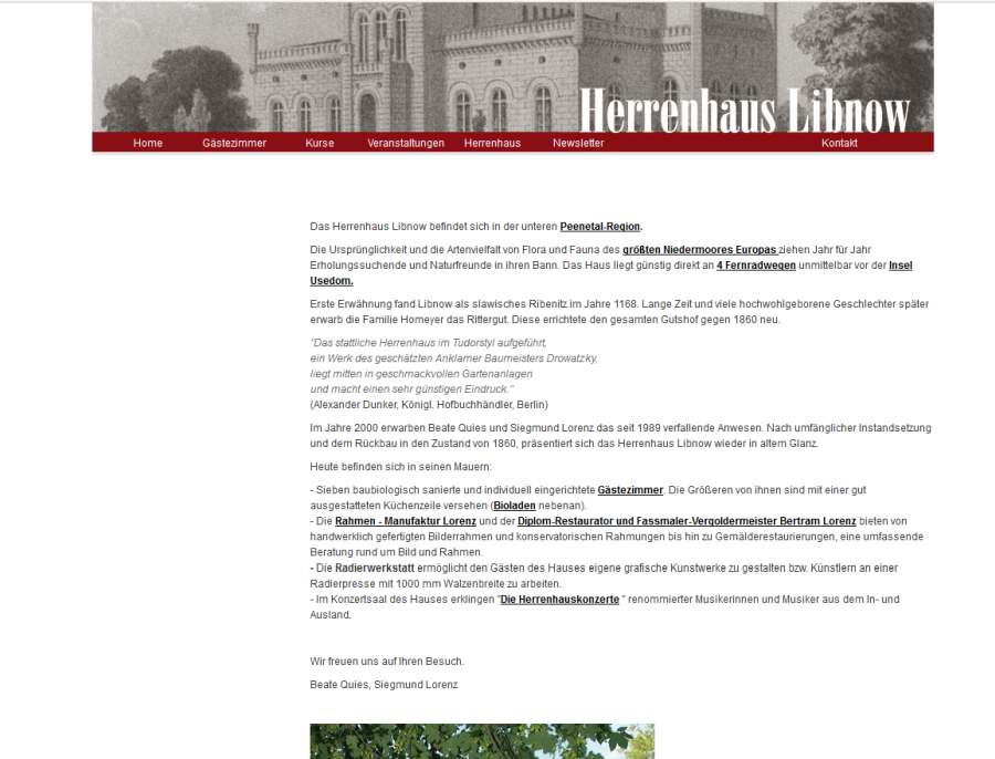 Arte Deposito / Herrenhaus Libnow